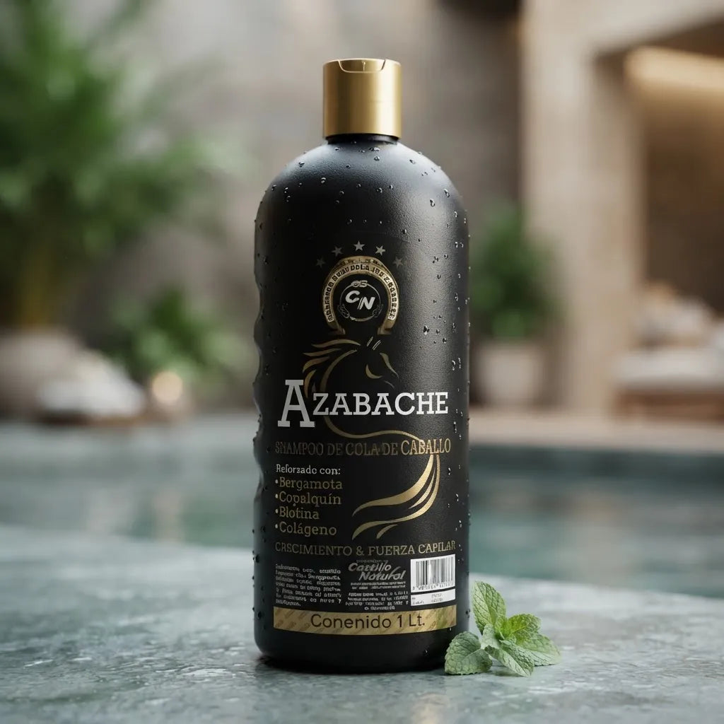 Azabache Horsetail Shampoo | Shampoo de Cola de Caballo, 1 L (1 Pack)