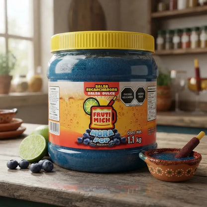 Mora Pop Blackberry Michelada Rim Sauce | Salsa para Escarchar, 1.1 kg