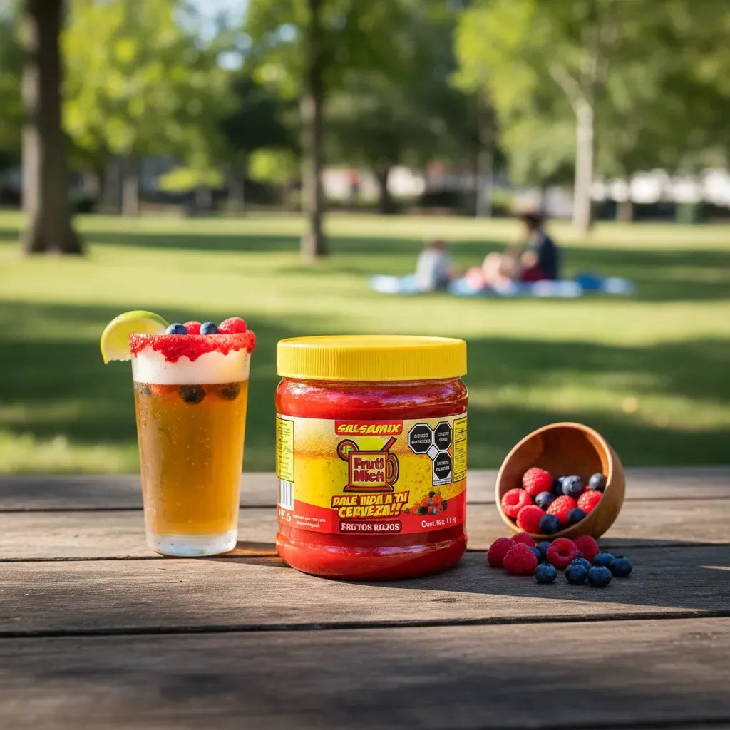Frutimich Red Berry Rim Paste | Escarchador de Frutos Rojos, 1.1 kg