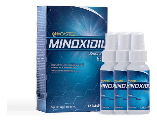 Anacastel Hair Loss Minoxidil 5% Treatment (3 Pack)
