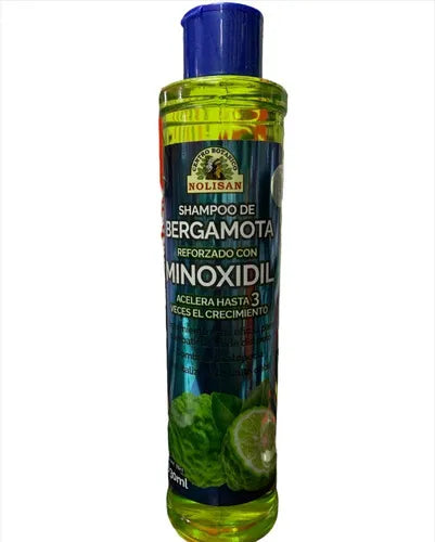 Shampoo De Bergamota Con Minoxidil 639ml Nolisan (3 pack)