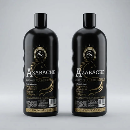 Azabache Horsetail Shampoo | Shampoo de Cola de Caballo, 1 L (1 Pack)