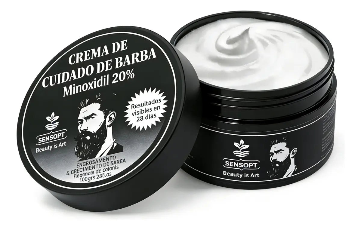 Sensopt Beard Balm | Bálsamo para Barba, 150 g, Incienso Dragón Antiguo (2 Pack)