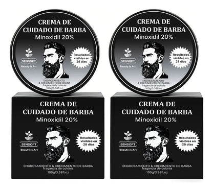 Sensopt Beard Balm | Bálsamo para Barba, 150 g, Incienso Dragón Antiguo (2 Pack)