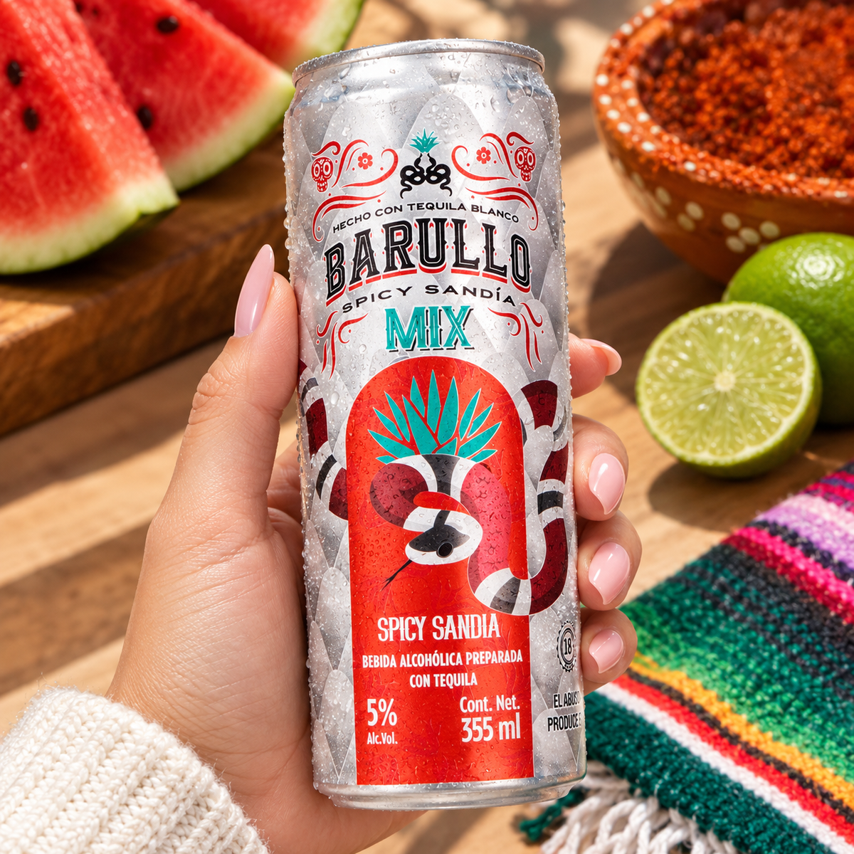 Barullo Mix Spicy Watermelon / Sandía Picante – 1 Pack