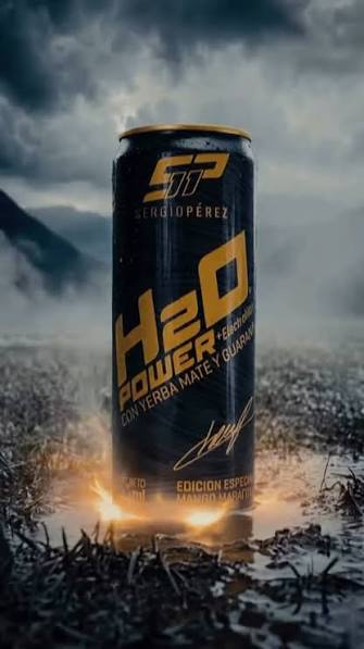 H2O Power con Sergio “Checo” Pérez | Mango y maracuyá | 1 botella